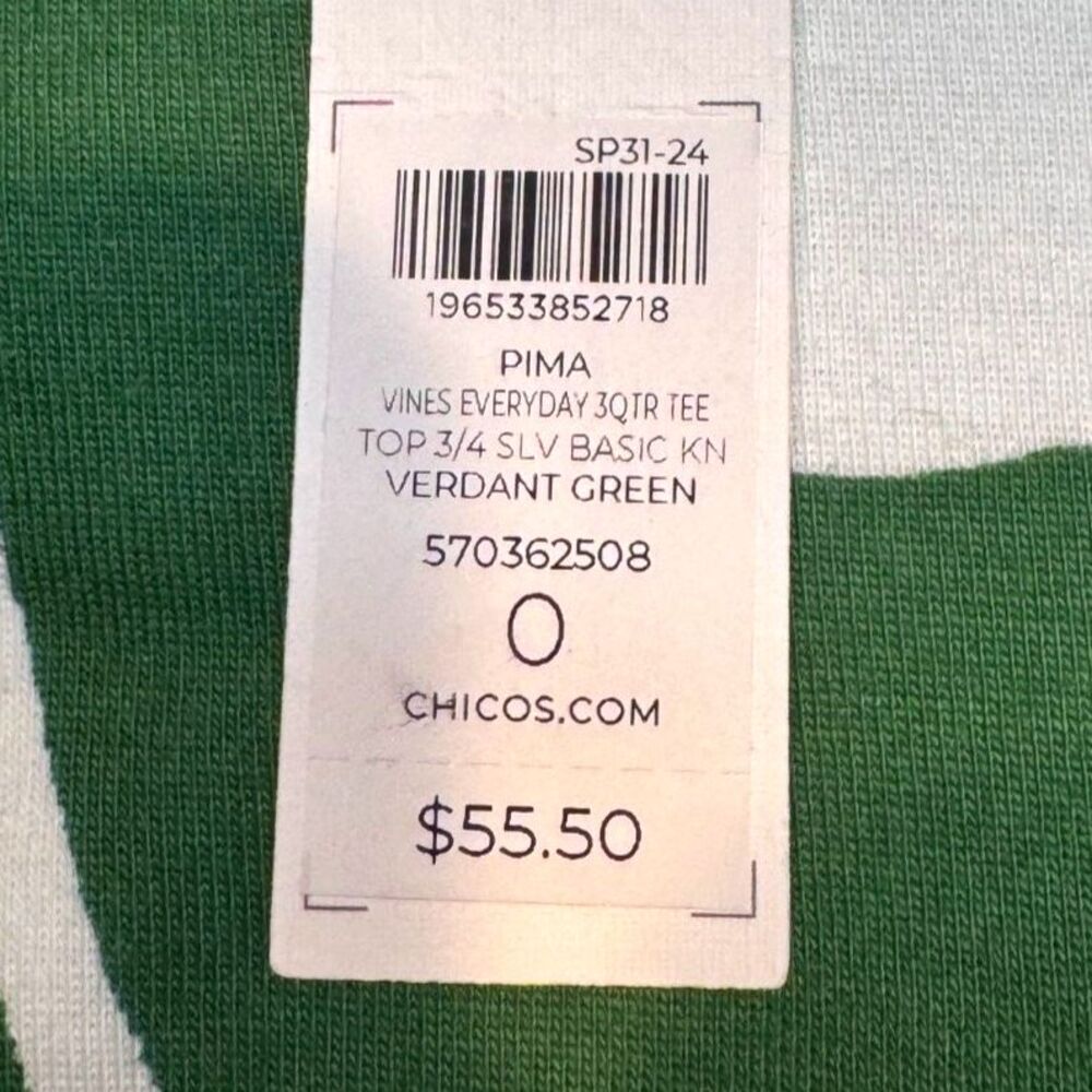 NWT Chico's Size 0 (Small - 4) 2-Piece Set Basic Knit Top & Lightweight Sweater - Picture 10 of 12